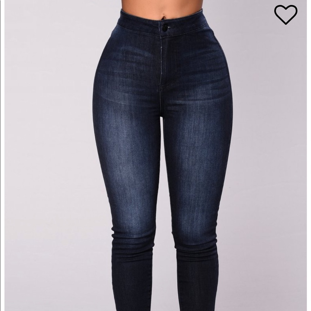 Dark Denim Fashionnova Jeans